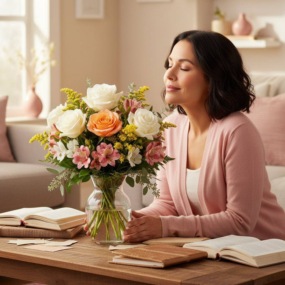 NZ Delicate Elegance II – flower bouquet by Mel's Flowers New Zealand – view 2