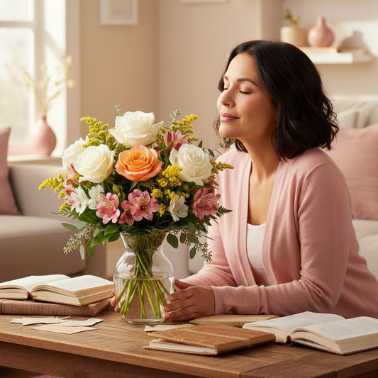 NZ Delicate Elegance II – flower bouquet by Mel's Flowers New Zealand – view 2