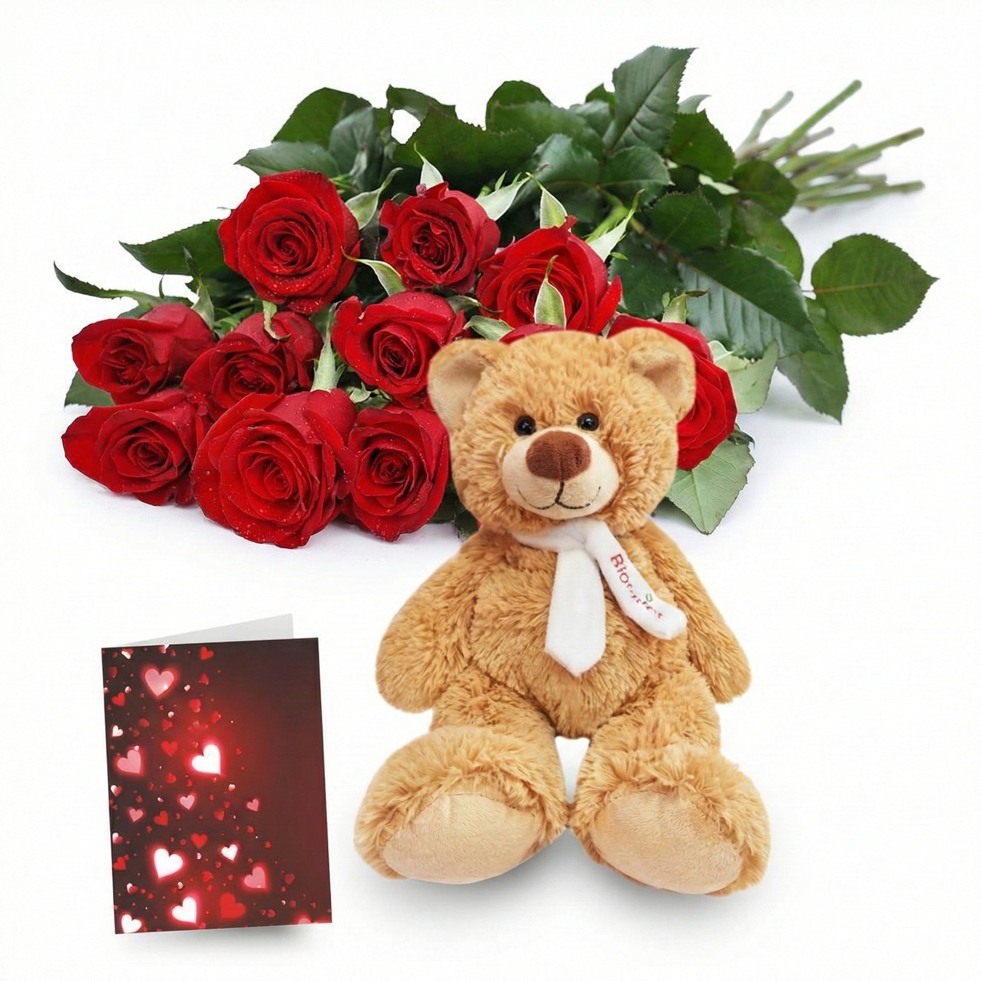 Dozen Gift Boxed Rose Combo - Flower Delivery New Zealand