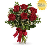 Half Dozen Sweetheart Roses