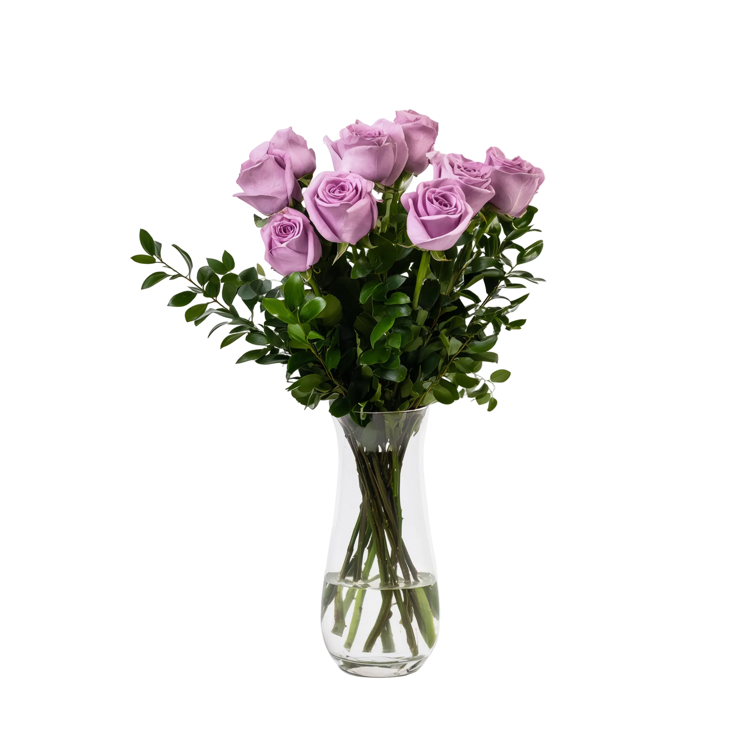 Half Dozen Lavender Roses - Flower Delivery New Zealand