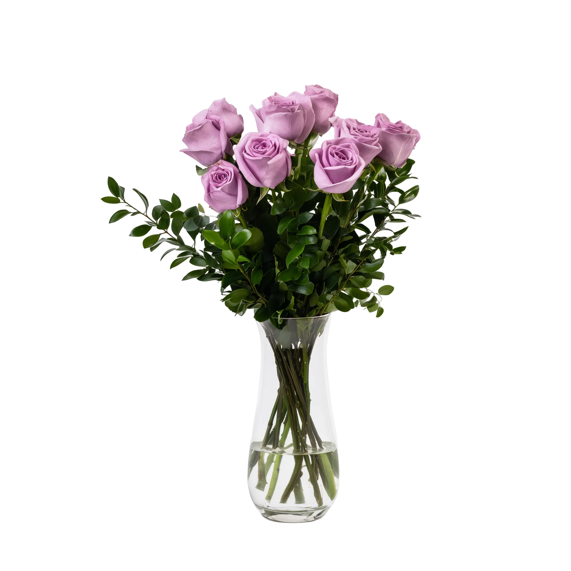 Half Dozen Lavender Roses - Flower Delivery New Zealand