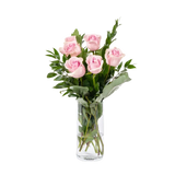 Half Dozen Pink Roses