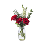 Radiant Roses in a Mason Jar