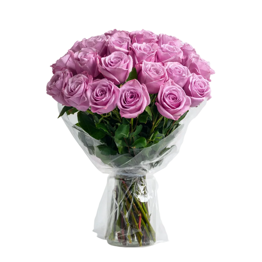 Two Dozen Long Stem Lavender Roses