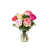 Half Dozen Assorted Long Stem Roses