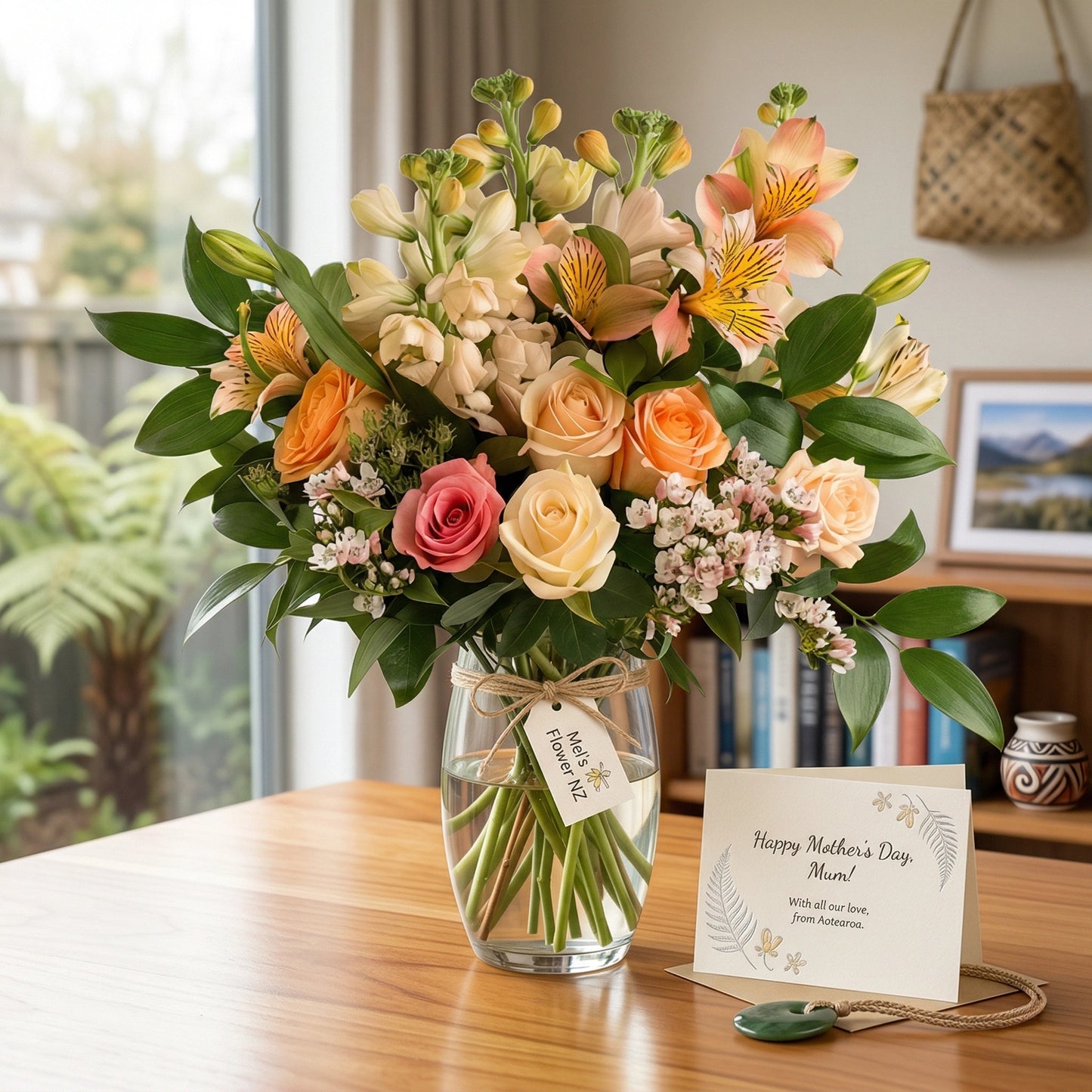 Sunset Serenade - Flower Delivery New Zealand
